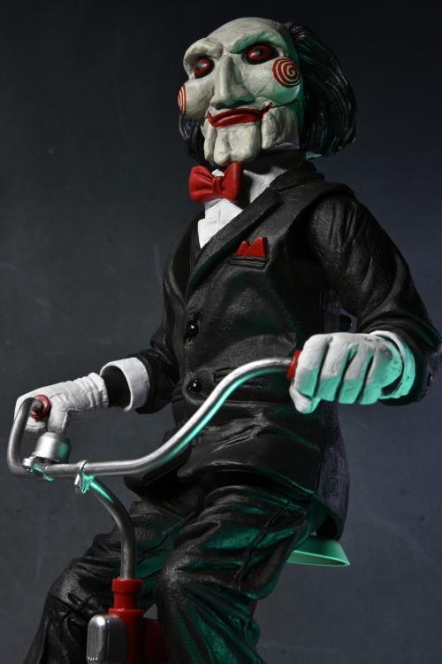 Saw Billy the Puppet on Tricycle 12" Action Figure with sound - Neca - Ginga Toys