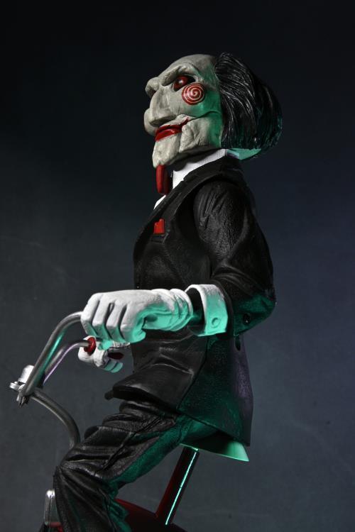 Saw Billy the Puppet on Tricycle 12" Action Figure with sound - Neca - Ginga Toys