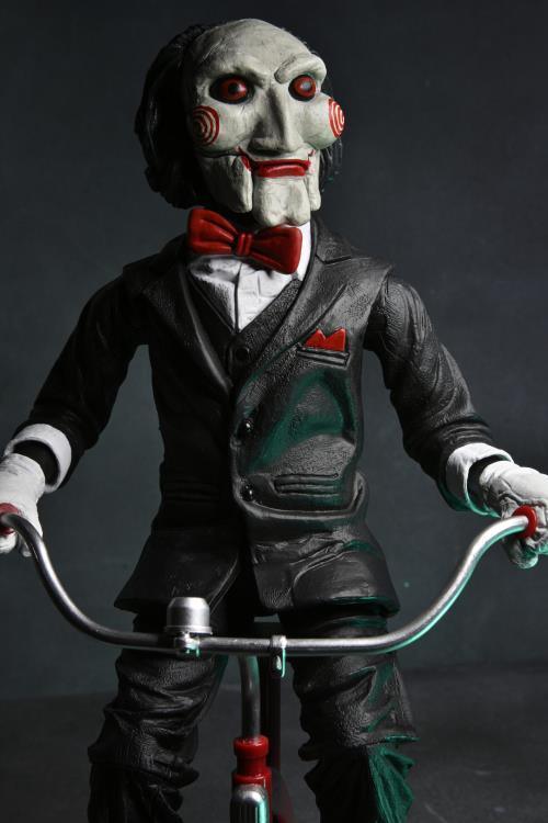 Saw Billy the Puppet on Tricycle 12" Action Figure with sound - Neca - Ginga Toys