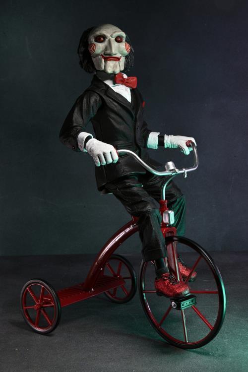 Saw Billy the Puppet on Tricycle 12" Action Figure with sound - Neca - Ginga Toys