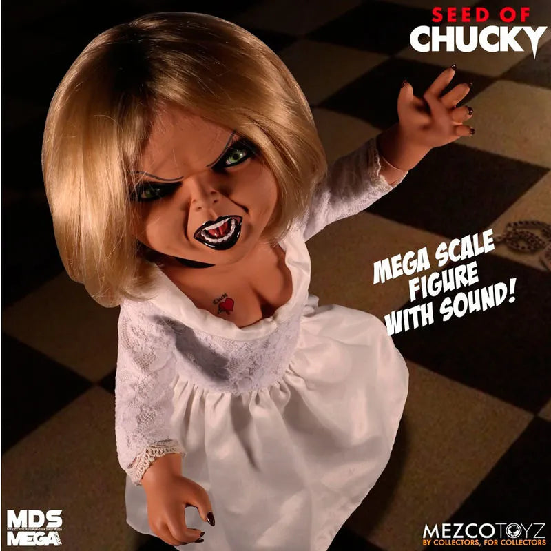 Seed of Chucky Mezco Designer Series Mega Scale Talking Tiffany - Ginga Toys