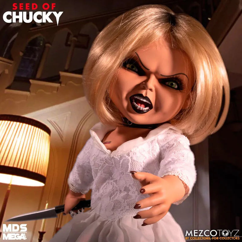 Seed of Chucky Mezco Designer Series Mega Scale Talking Tiffany - Ginga Toys