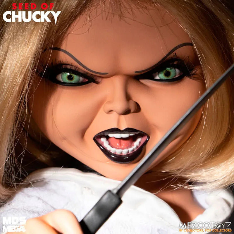 Seed of Chucky Mezco Designer Series Mega Scale Talking Tiffany - Ginga Toys