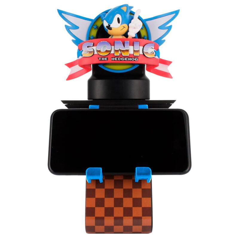 SEGA: Classic Sonic Cable Guys Light Up Ikon, Phone and Device Charging Stand - Exquisite Gaming - Ginga Toys