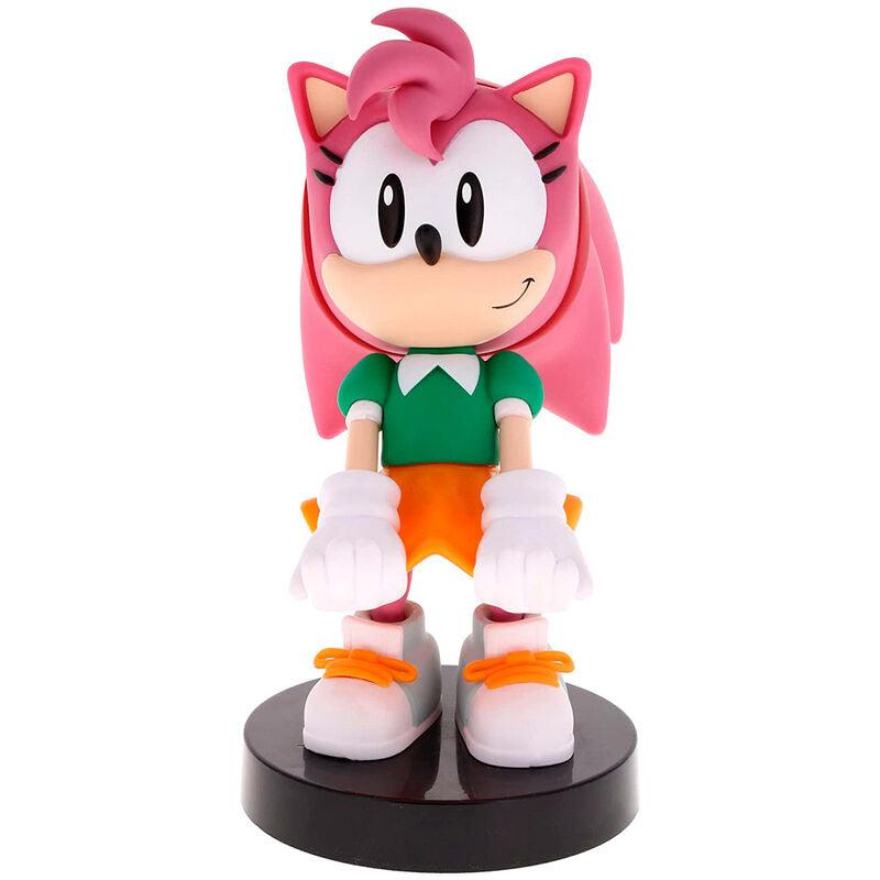 SEGA: Sonic the Hedgehog Amy Rose Cable Guys Original Controller and Phone Holder - Exquisite Gaming - Ginga Toys