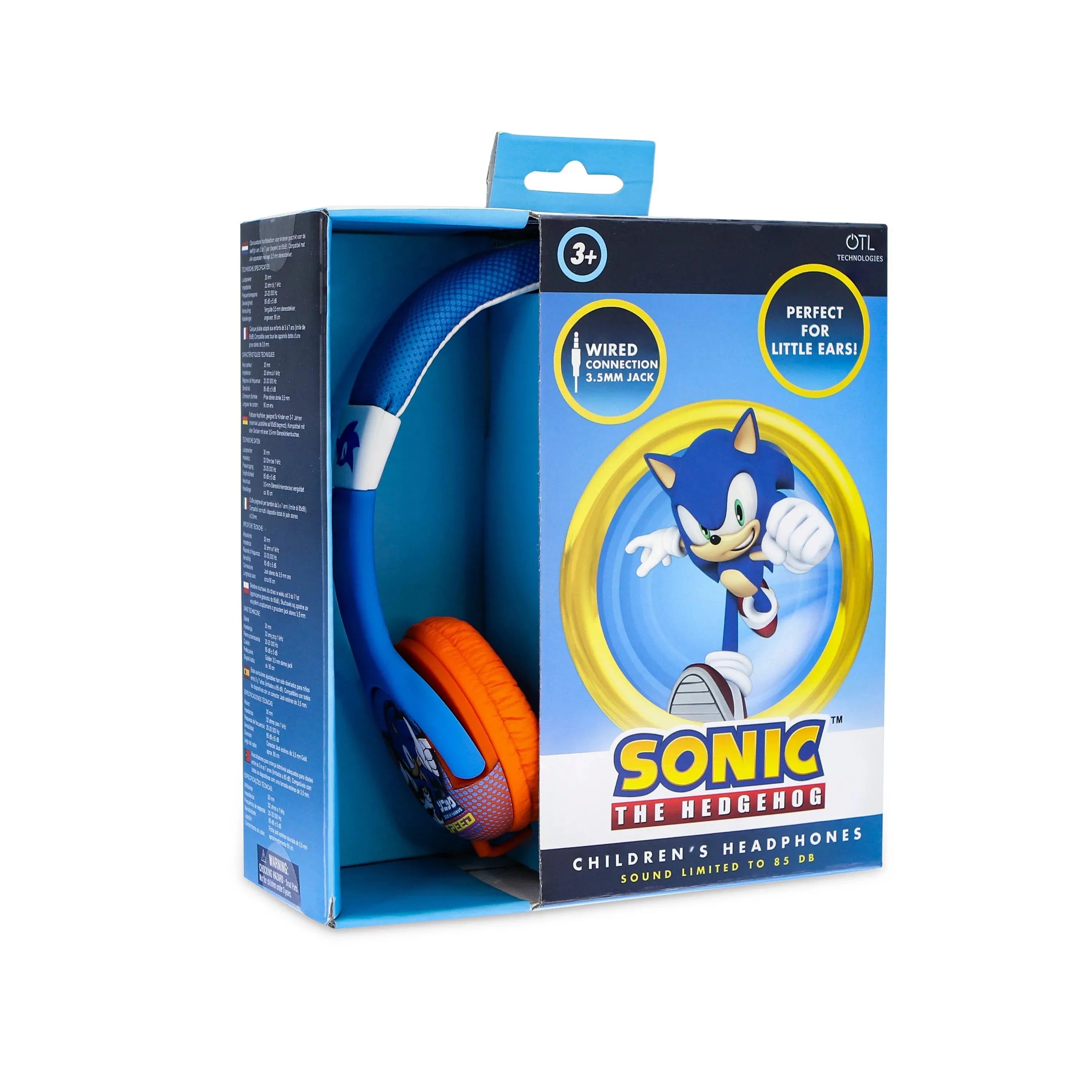 SEGA Sonic The Hedgehog Kids Headphones - Ginga Toys