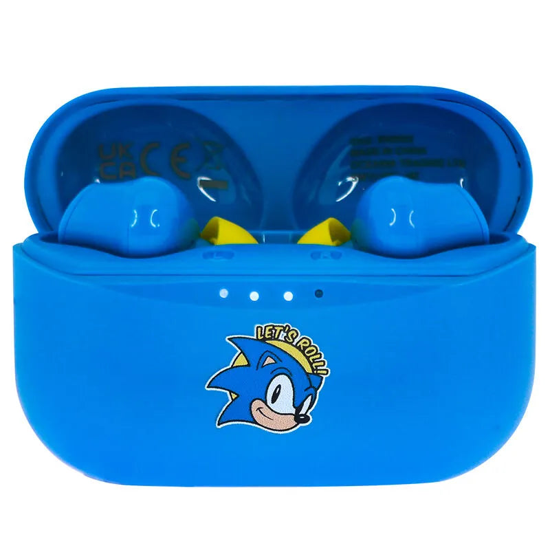 SEGA Sonic The Hedgehog TWS Wireless Earphones - Earpods Blue - Ginga Toys