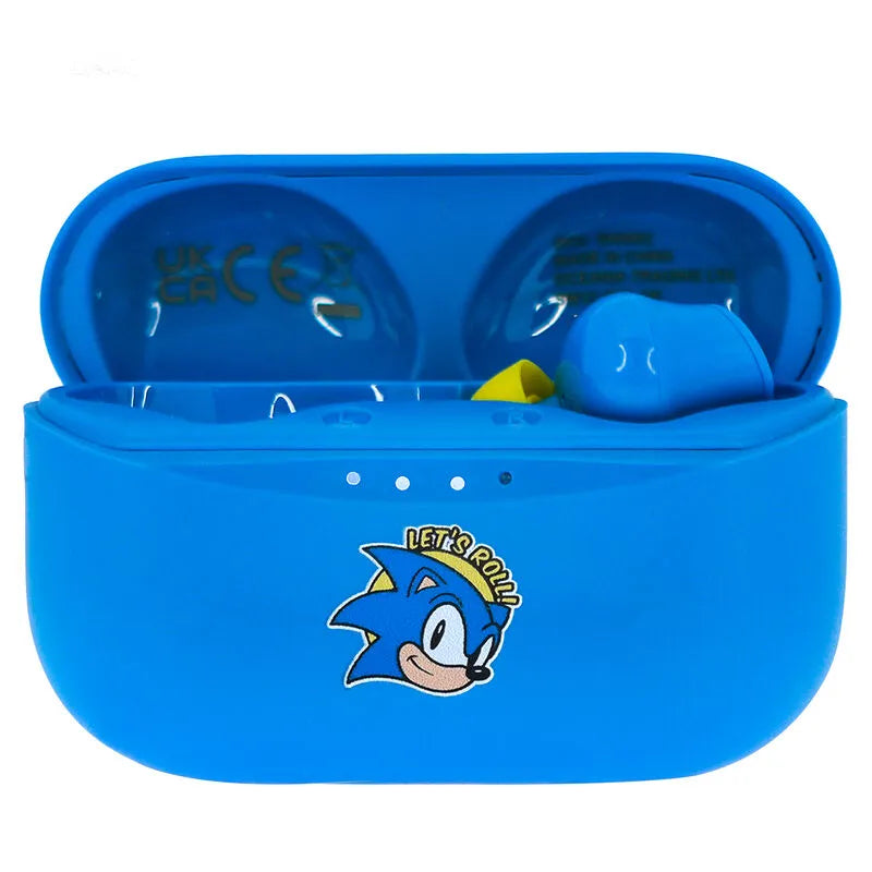 SEGA Sonic The Hedgehog TWS Wireless Earphones - Earpods Blue - Ginga Toys