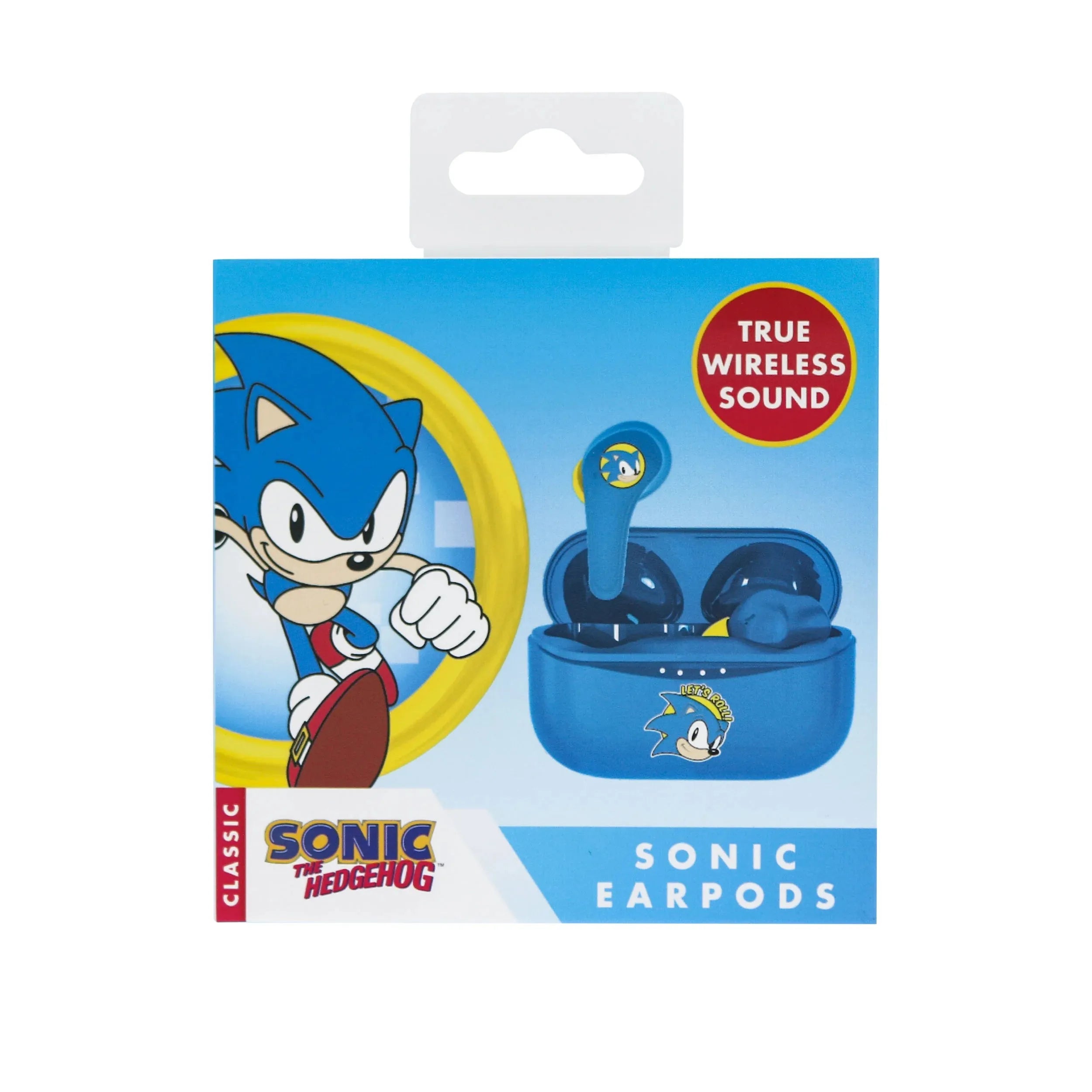 SEGA Sonic The Hedgehog TWS Wireless Earphones - Earpods Blue - Ginga Toys