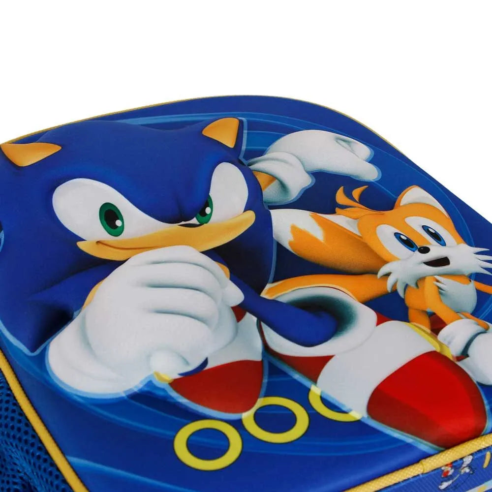 Sonic 2 - Sonic and Tails 3D backpack 31cm - Ginga Toys