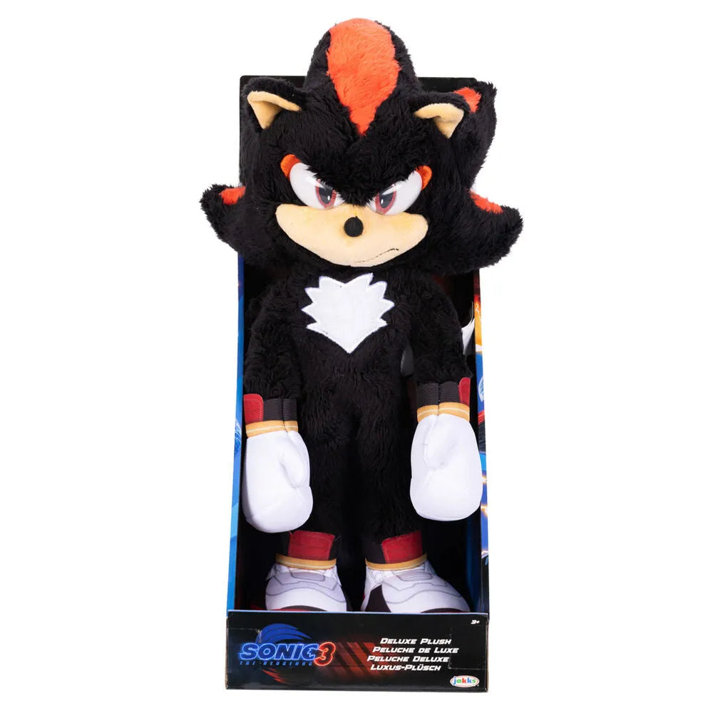 Sonic 3 - Shadow Deluxe Plush Toy 32cm - Ginga Toys