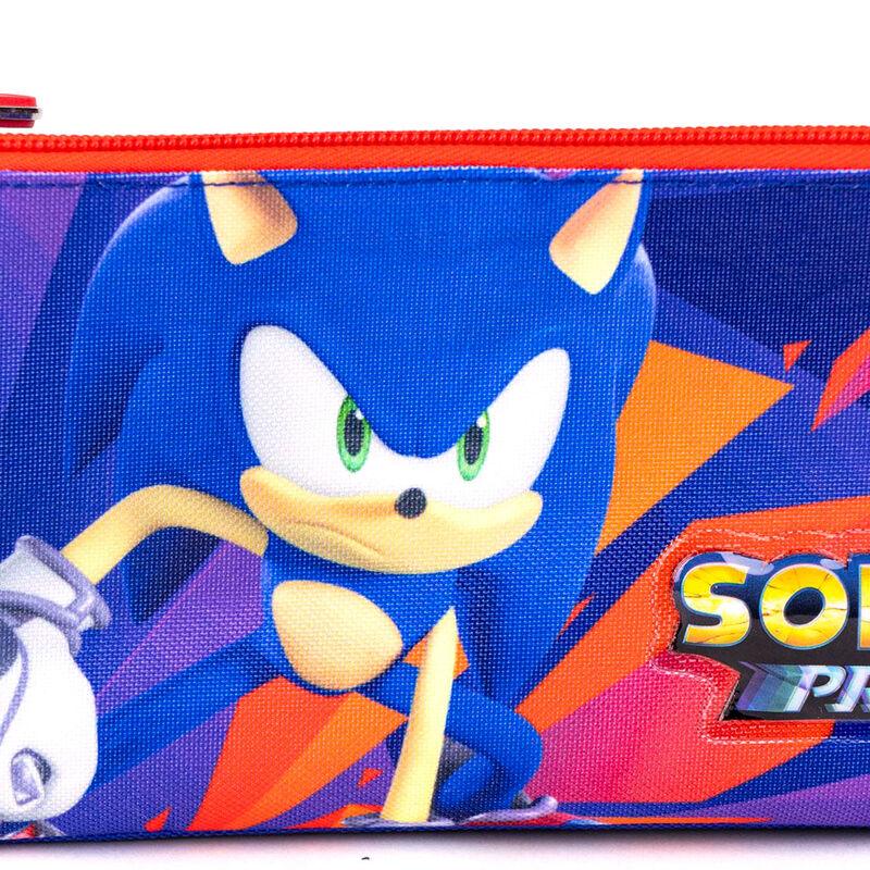 Sonic Prime triple pencil case - Cerda - Ginga Toys