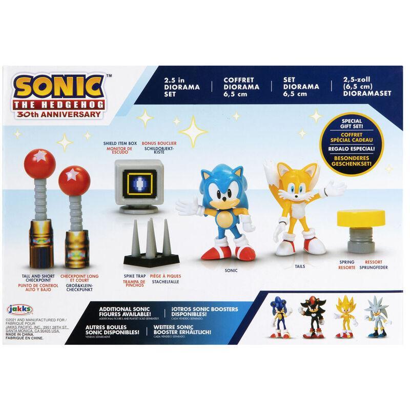 Sonic The Hedgehog 2.5" Figure Diorama Set - Jakks Pacific - Ginga Toys