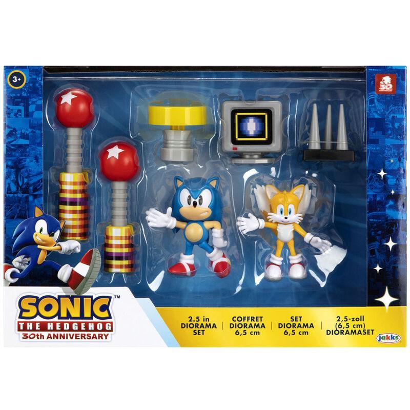 Sonic The Hedgehog 2.5" Figure Diorama Set - Jakks Pacific - Ginga Toys