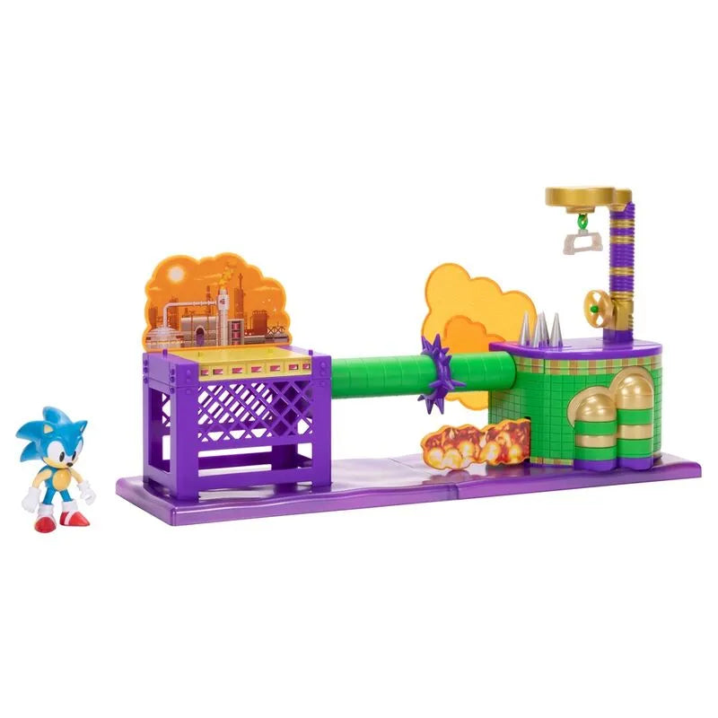 Sonic The Hedgehog 2.5" Oil Ocean playset - Ginga Toys