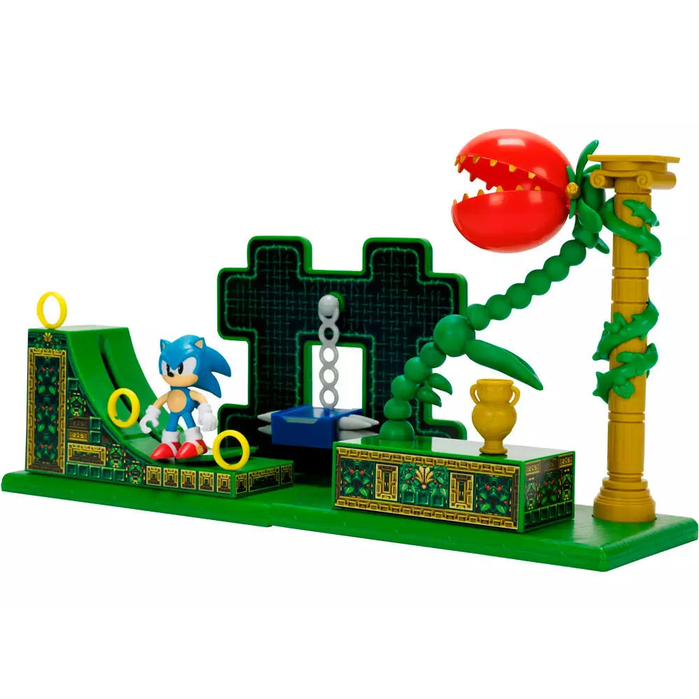 Sonic The Hedgehog 2.5" Stardust Speedway Zone Playset - Ginga Toys