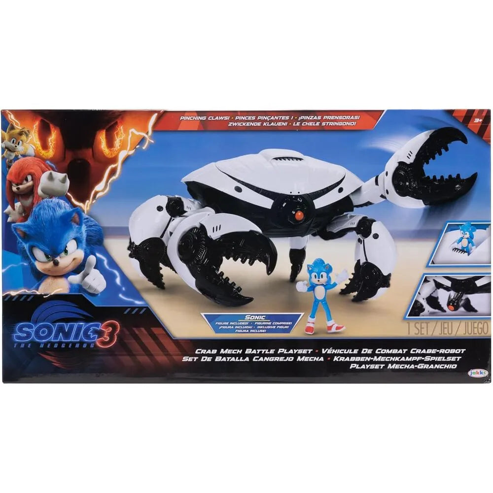 Sonic the Hedgehog 3 2.5" Crab Mech Battle Playset - Ginga Toys