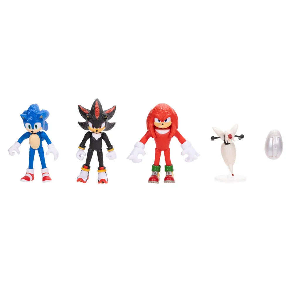 Sonic the Hedgehog 3 Movie Collection 2.5" Figure 5-Multi-Pack - Ginga Toys