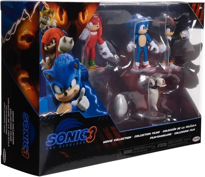 Sonic the Hedgehog 3 Movie Collection 2.5" Figure 5-Multi-Pack - Ginga Toys