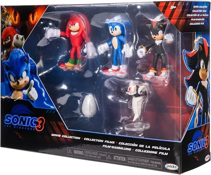 Sonic the Hedgehog 3 Movie Collection 2.5" Figure 5-Multi-Pack - Ginga Toys