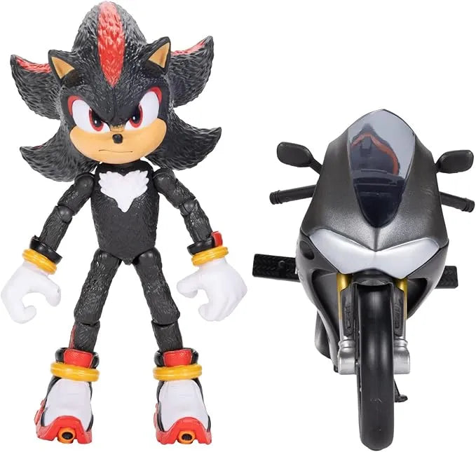 Sonic the Hedgehog 3 Shadow Motorcycle Playset - Ginga Toys