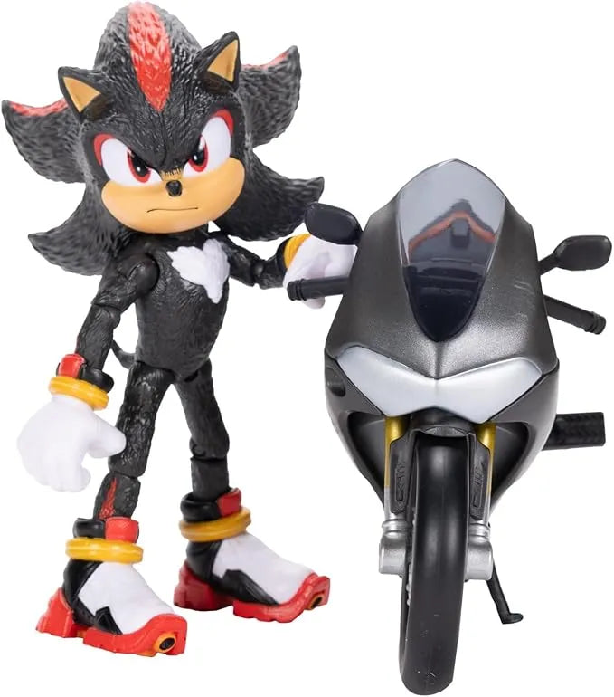 Sonic the Hedgehog 3 Shadow Motorcycle Playset - Ginga Toys