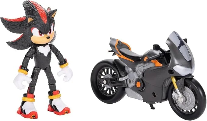 Sonic the Hedgehog 3 Shadow Motorcycle Playset - Ginga Toys