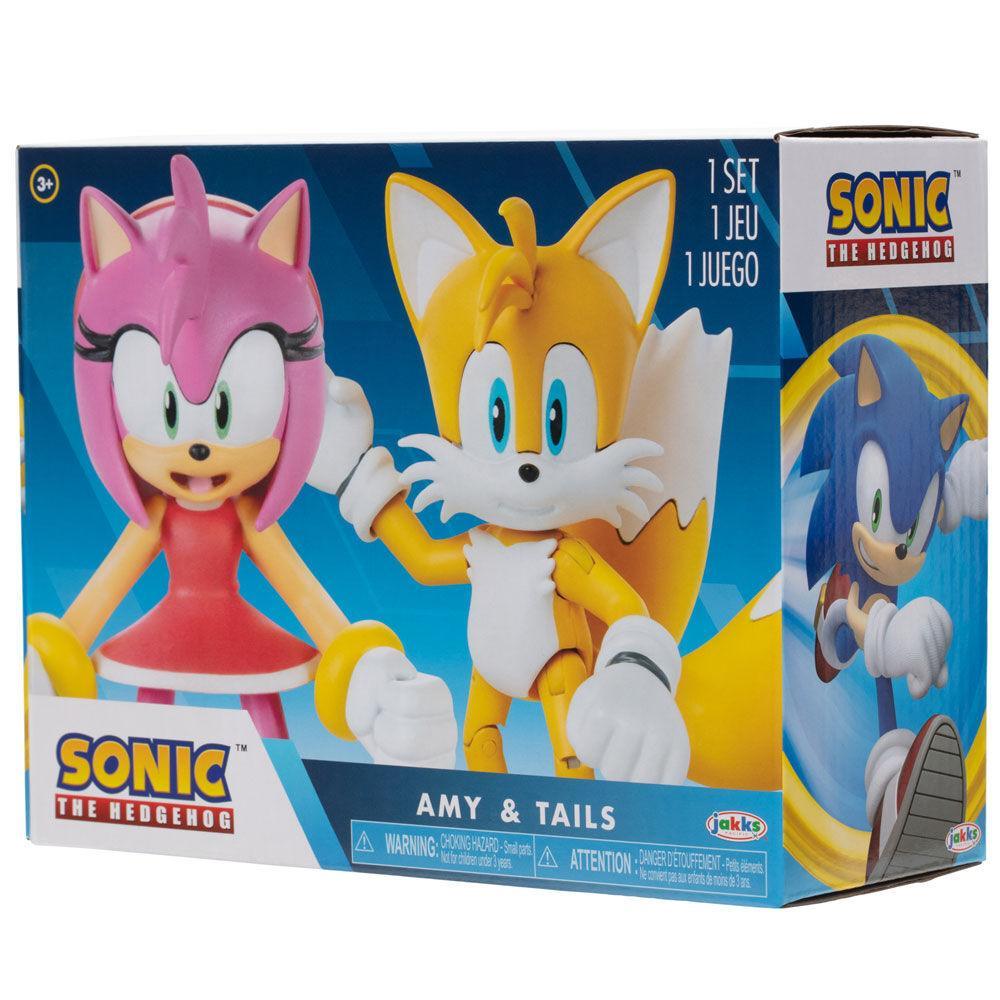 Sonic The Hedgehog Amy and Tails 2-Set figures - Jakks Pacific - Ginga Toys
