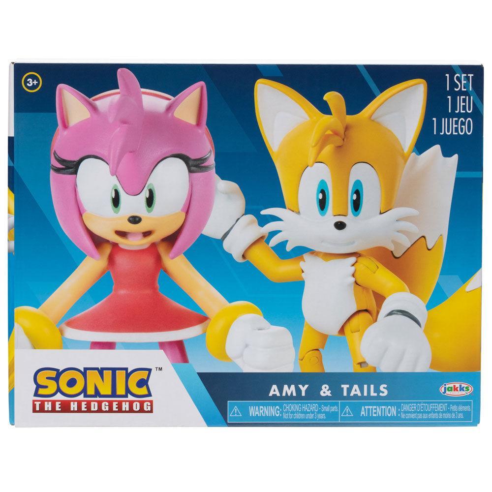 Sonic The Hedgehog Amy and Tails 2-Set figures - Jakks Pacific - Ginga Toys