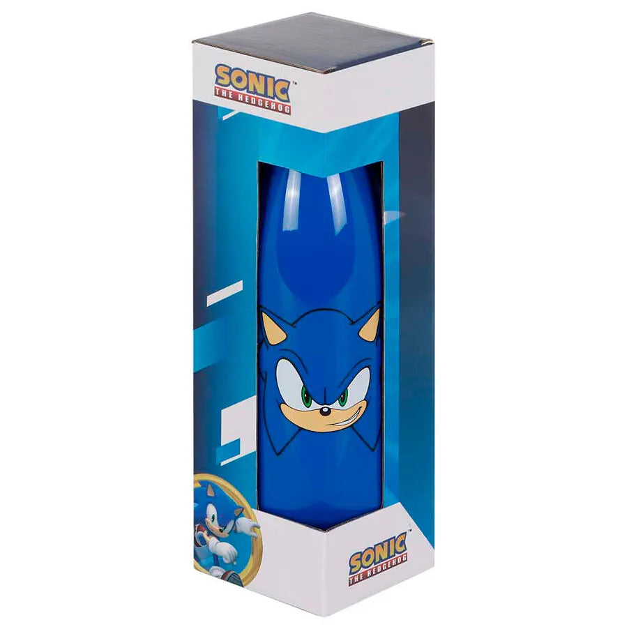 Sonic the Hedgehog Blue Tritan Bottle - Sonic Face - Ginga Toys