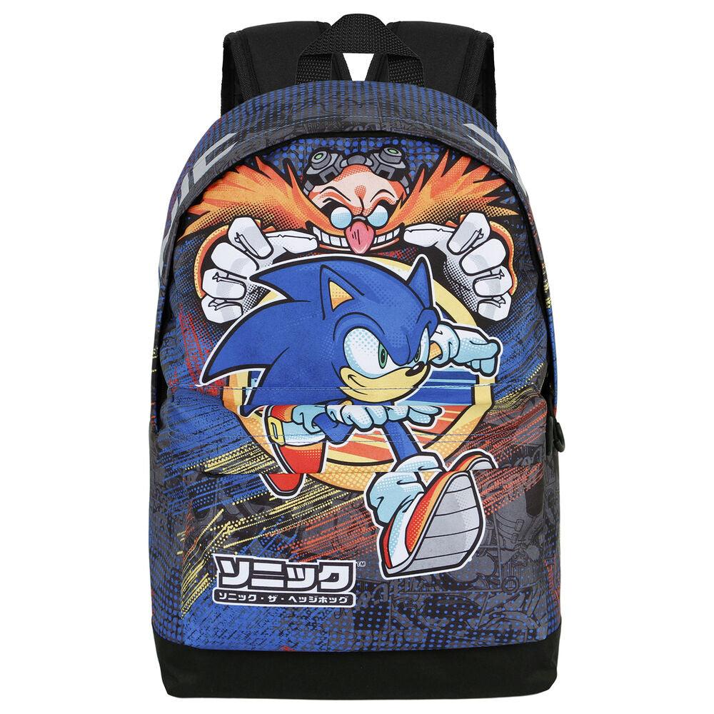 Sonic The Hedgehog Checkpoint School Blue backpack 41cm - Karactermania - Ginga Toys