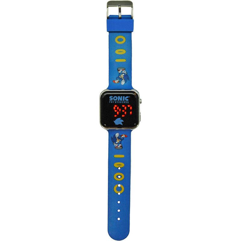 Sonic The Hedgehog Children Kids Blue Led Digital Watch - Kids Licensing - Ginga Toys