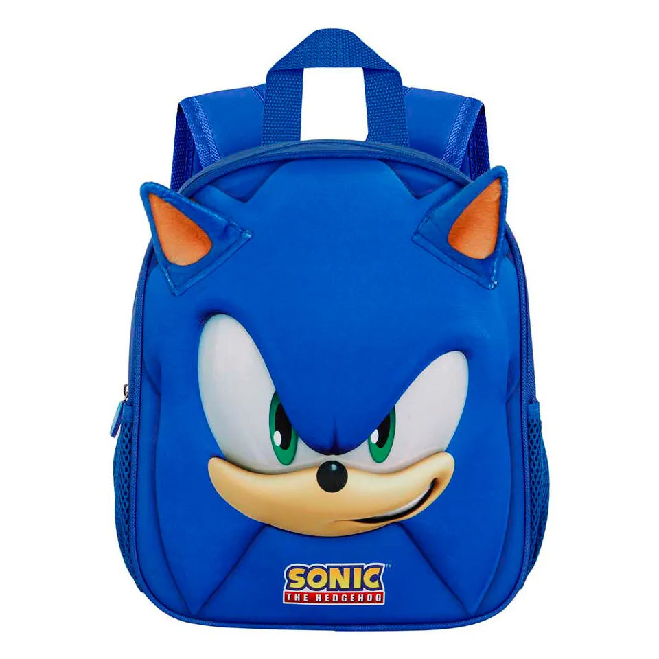 Sonic the Hedgehog Face 3D backpack 31cm - Ginga Toys