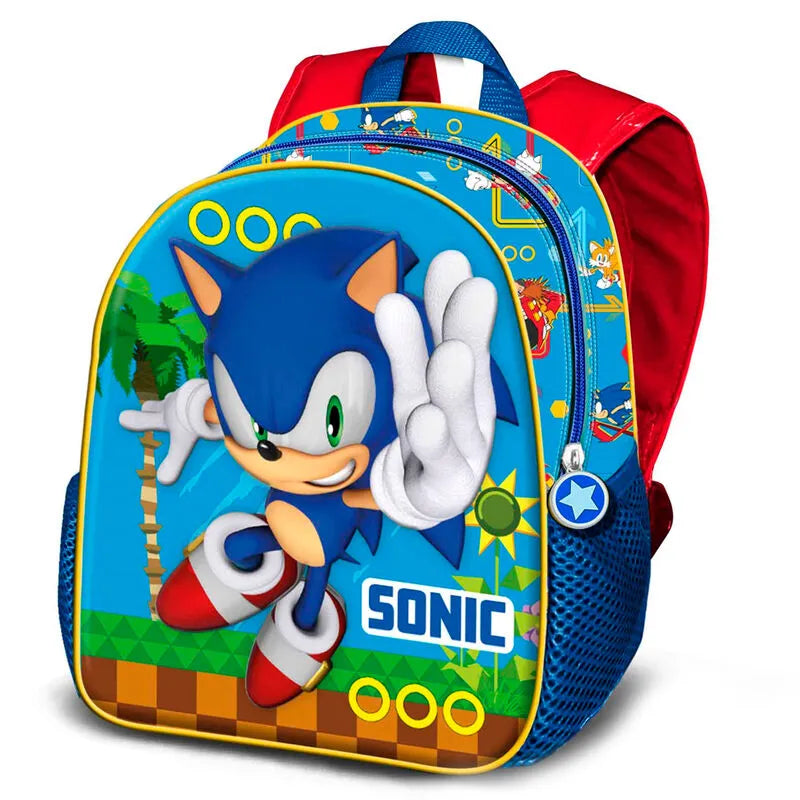 Sonic the Hedgehog Faster 3D backpack 31cm - Ginga Toys