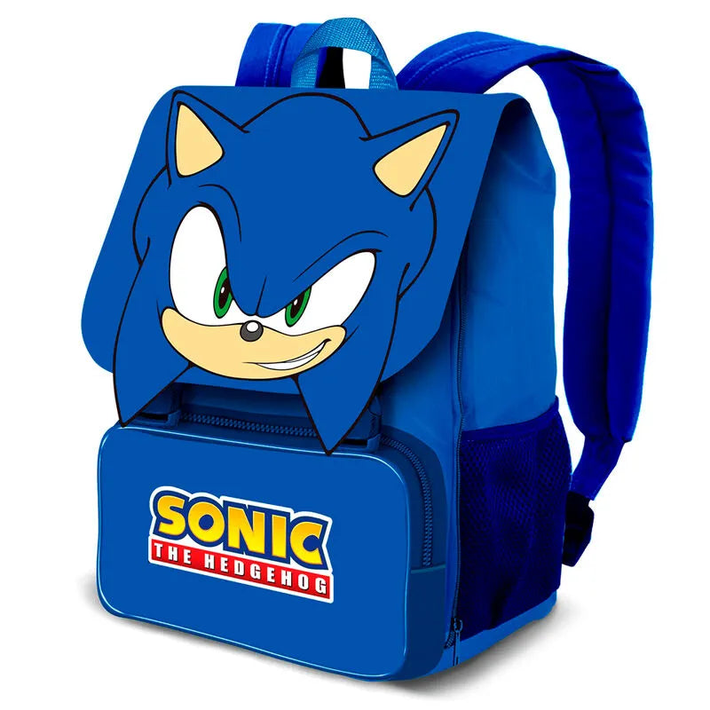 Sonic the Hedgehog flap Backpack 45cm - Ginga Toys