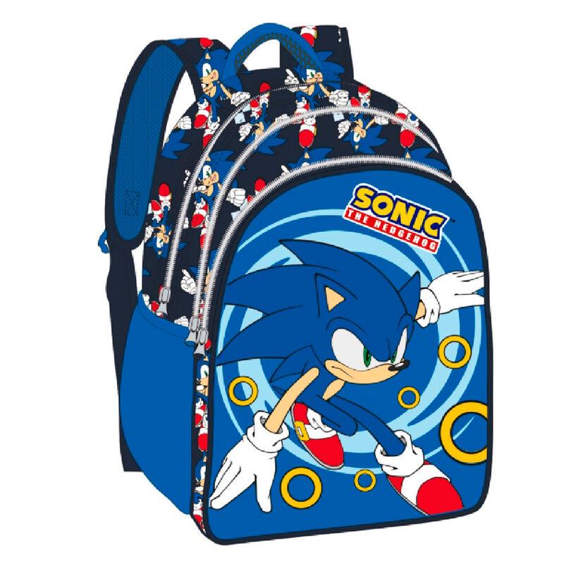 Sonic the Hedgehog Kids School backpack 42cm - Sega - Ginga Toys