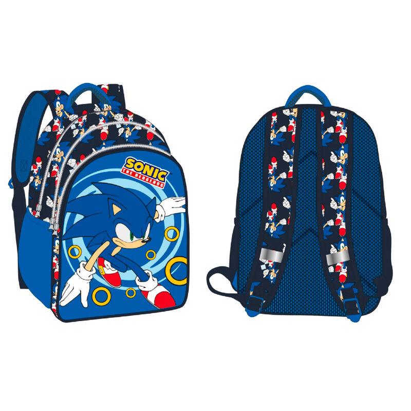 Sonic the Hedgehog Kids School backpack 42cm - Sega - Ginga Toys