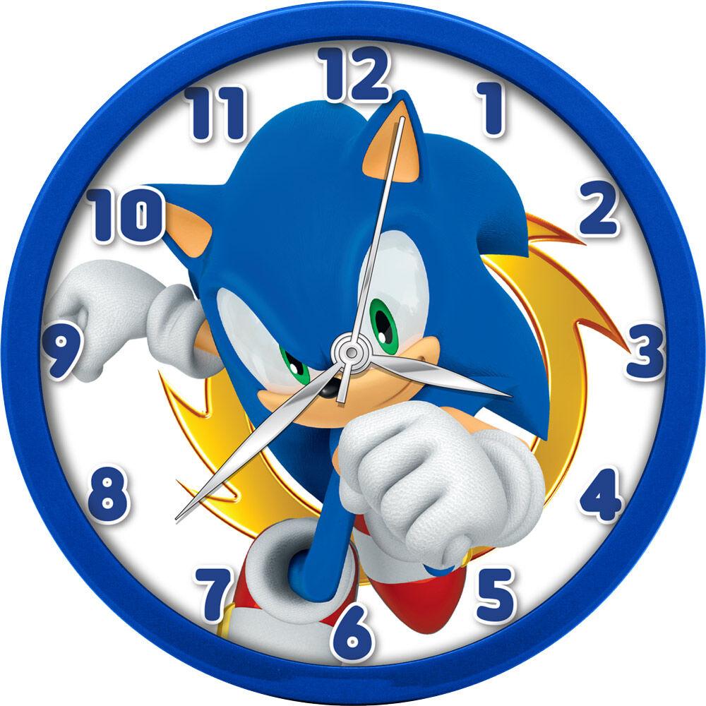 Sonic The Hedgehog Kids wall clock - Sega - Ginga Toys