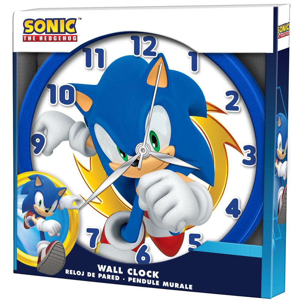 Sonic The Hedgehog Kids wall clock - Sega - Ginga Toys