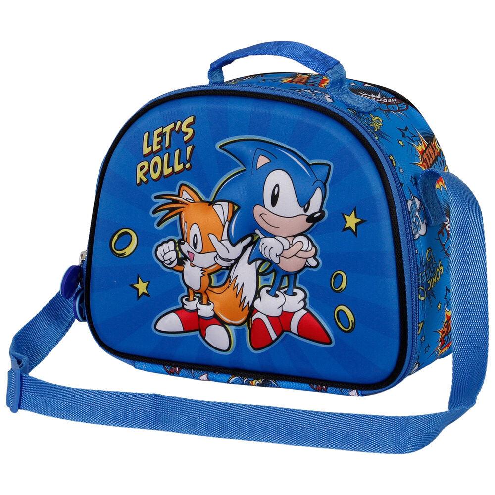 Sonic The Hedgehog Lets Roll Kids 3D lunch bag - Karactermania - Ginga Toys