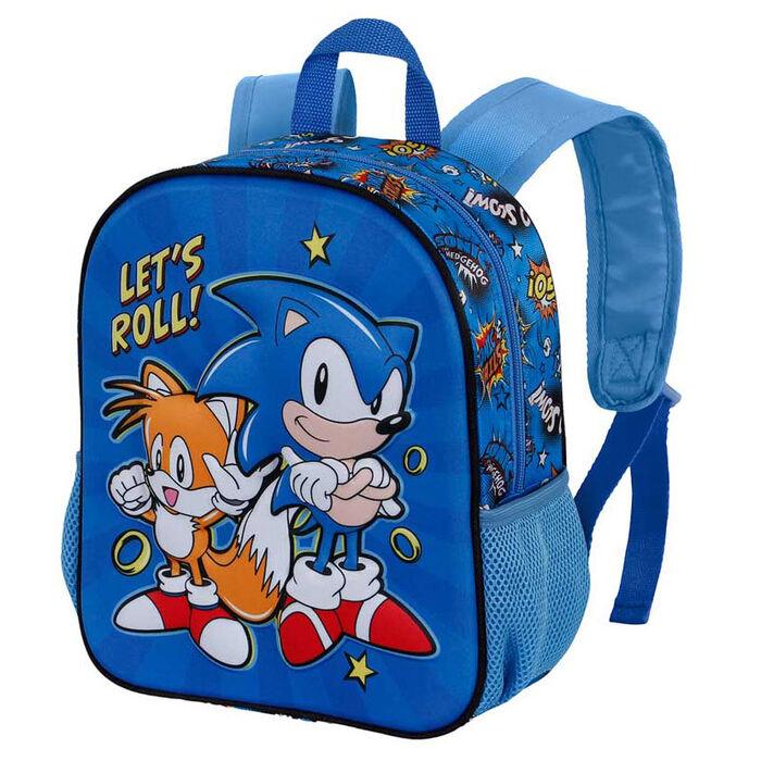 Sonic The Hedgehog Lets Roll Kids Preschool 3D backpack 31cm - Karactermania - Ginga Toys