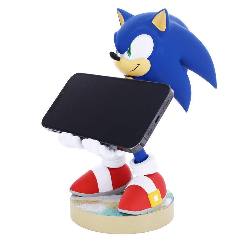 Sonic the Hedgehog Modern Sonic Cable Guys Phone Stand & Controller Holder - Exquisite Gaming - Ginga Toys