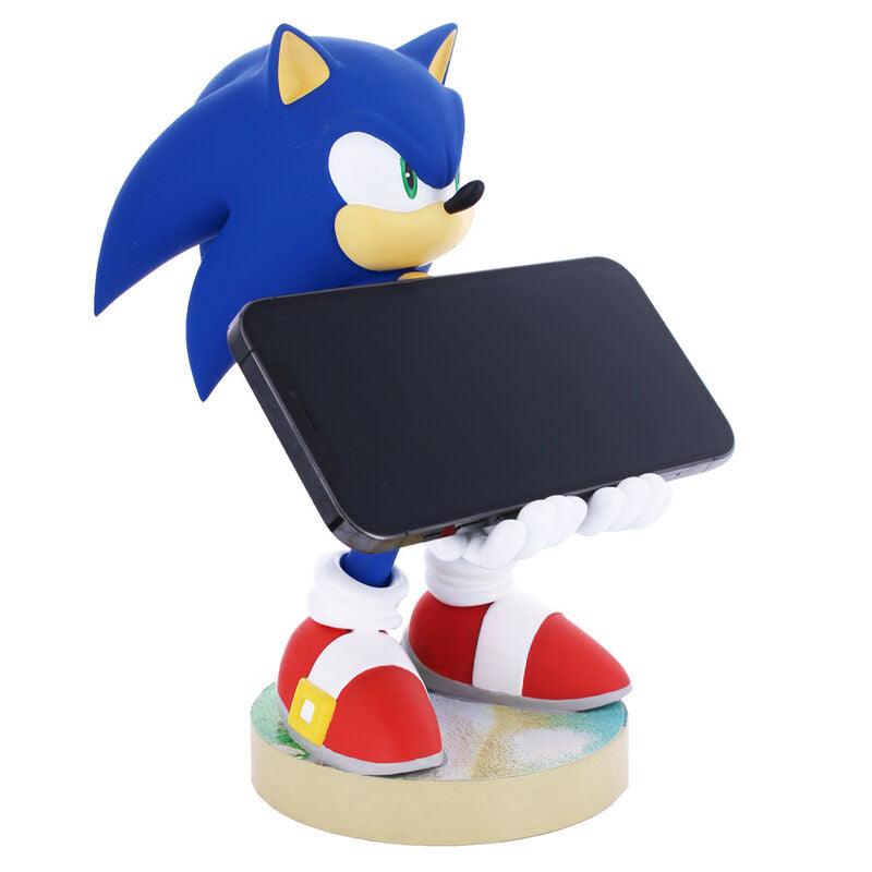 Sonic the Hedgehog Modern Sonic Cable Guys Phone Stand & Controller Holder - Exquisite Gaming - Ginga Toys