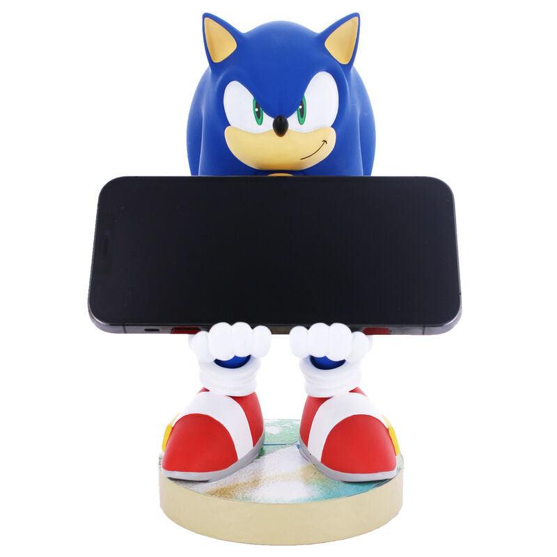 Sonic the Hedgehog Modern Sonic Cable Guys Phone Stand & Controller Holder - Exquisite Gaming - Ginga Toys