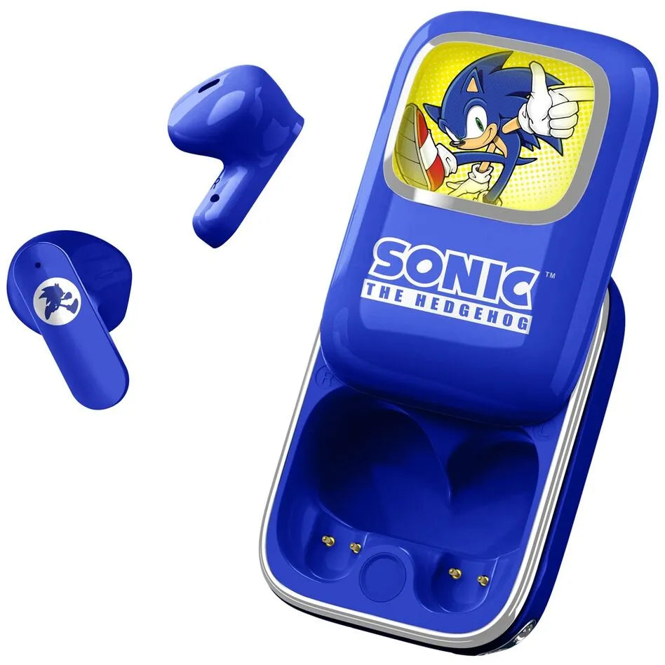 Sonic the Hedgehog Slide TWS Wireless Earphones - Earpods Blue - Ginga Toys