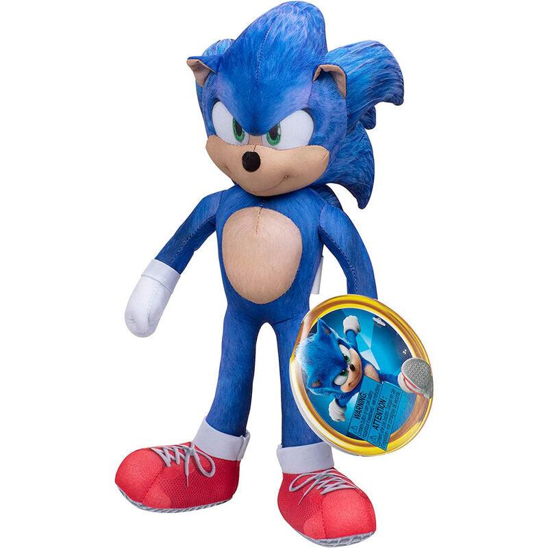 Sonic the Hedgehog - Sonic 2 Talking Plush Toy with Sound Effects - Jakks Pacific - Ginga Toys