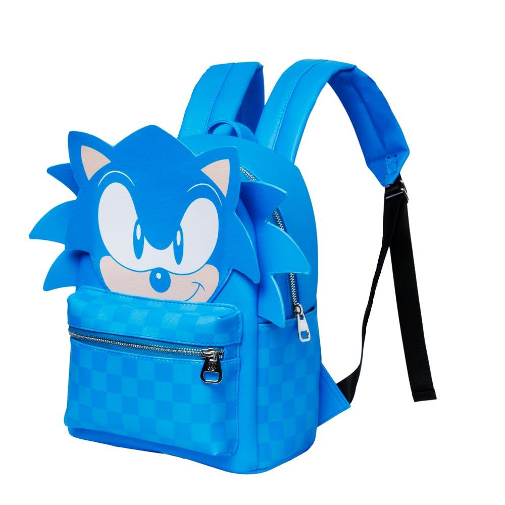 Sonic the Hedgehog Speed Blue Fashion Kids School Backpack - Karactermania - Ginga Toys