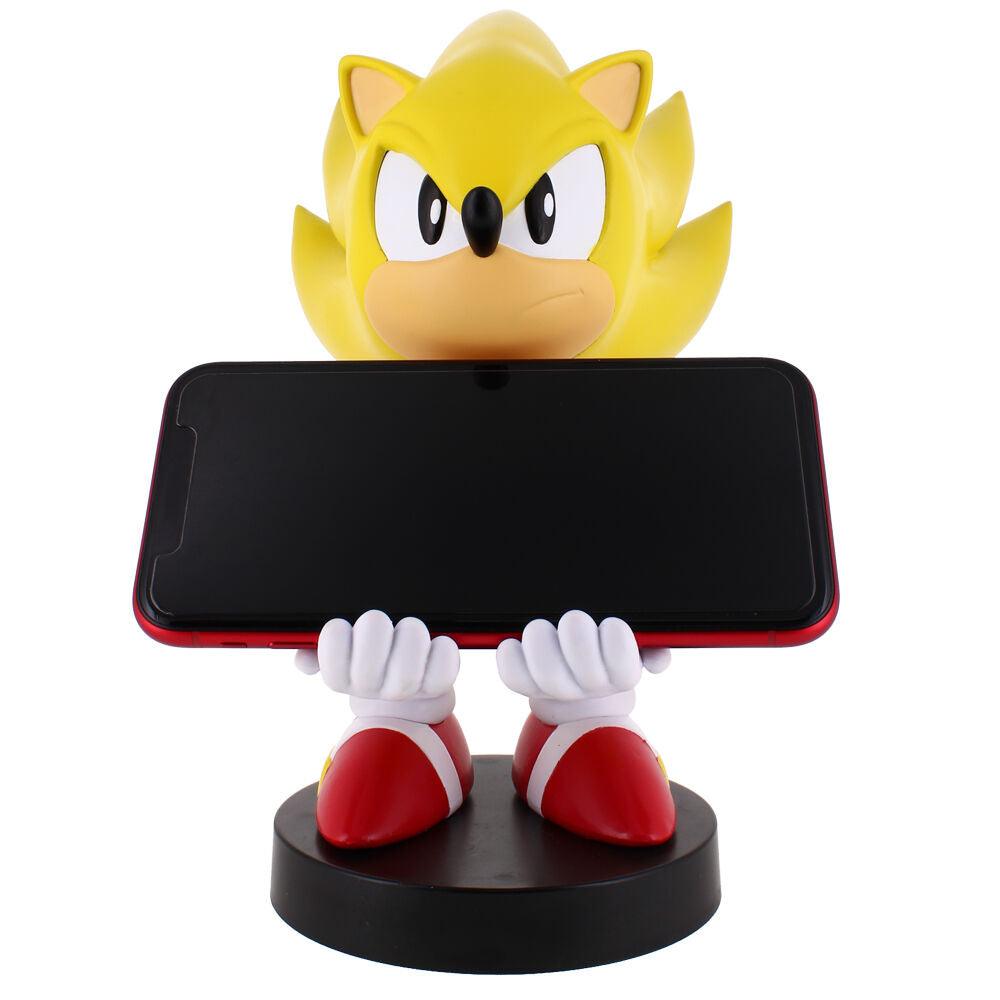 Sonic the Hedgehog - Super Sonic Cable Guys Phone Stand & Controller Holder - Exquisite Gaming - Ginga Toys