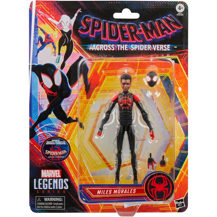 Spider-Man: Across the Spider-Verse Marvel Legends Miles Morales Action Figure - Ginga Toys