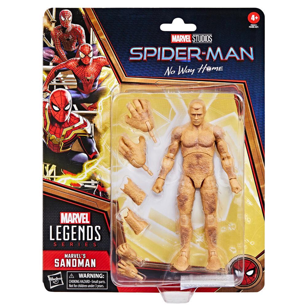 Spider-Man: No Way Home Marvel Legends Sandman Action Figure - Hasbro - Ginga Toys